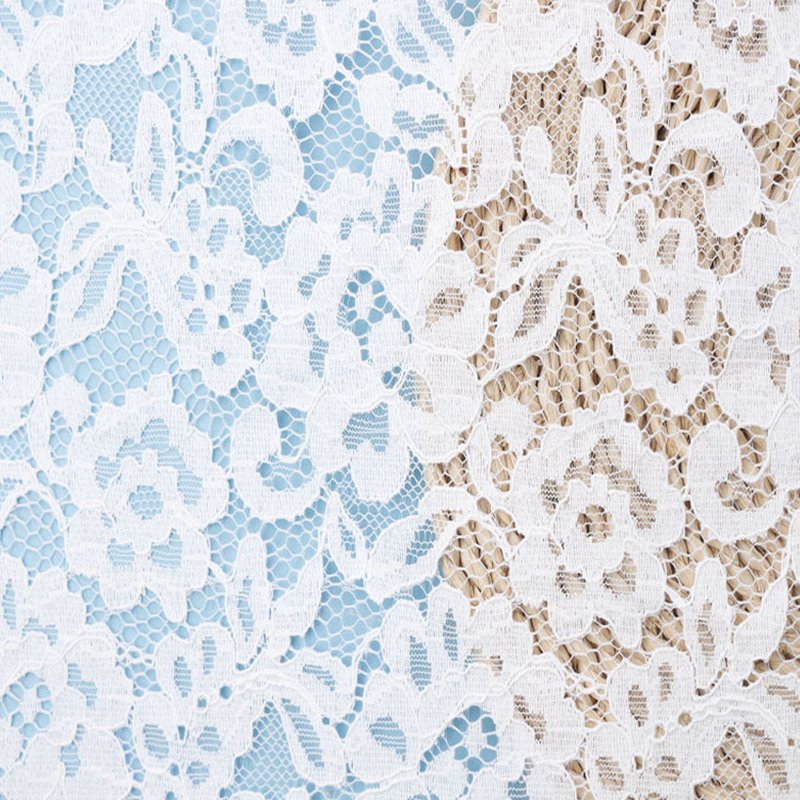Lace Fabric Jacquard Women's Nylon for Women's Wear Wholesale Supplier 6